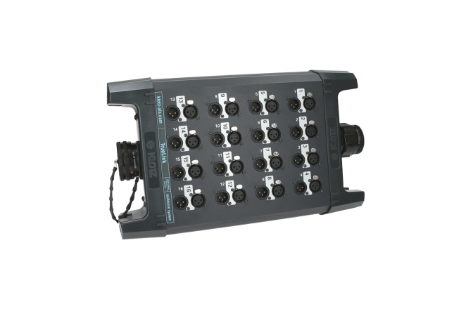 Stagebox multipin Klotz TrueLink Pro 16x XLR 3p F||M - 2x RMP 54p F/M16-channel - single ground
